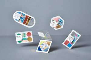 "COFFRET" BAR Decoration Sticker: Horizon Blue
