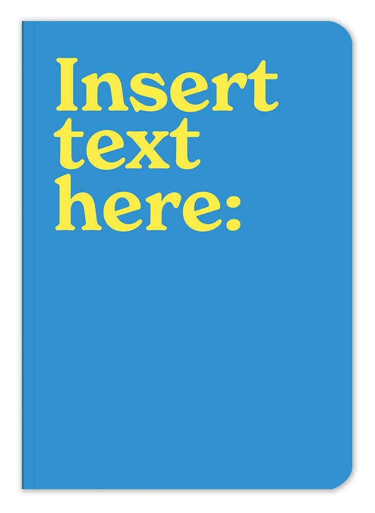 1 A5 NOTEBOOK INSERT TEXT HERE