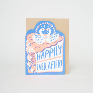 Wedding Congrats Die-cut Letterpress Greeting Card by Hello!Lucky