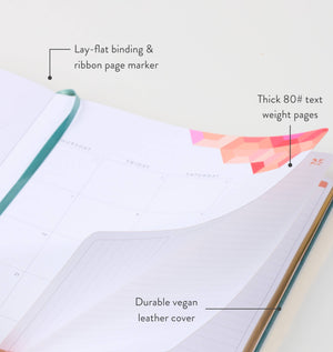 8x10 Softbound LifePlanner  - Eucalyptus, vertical