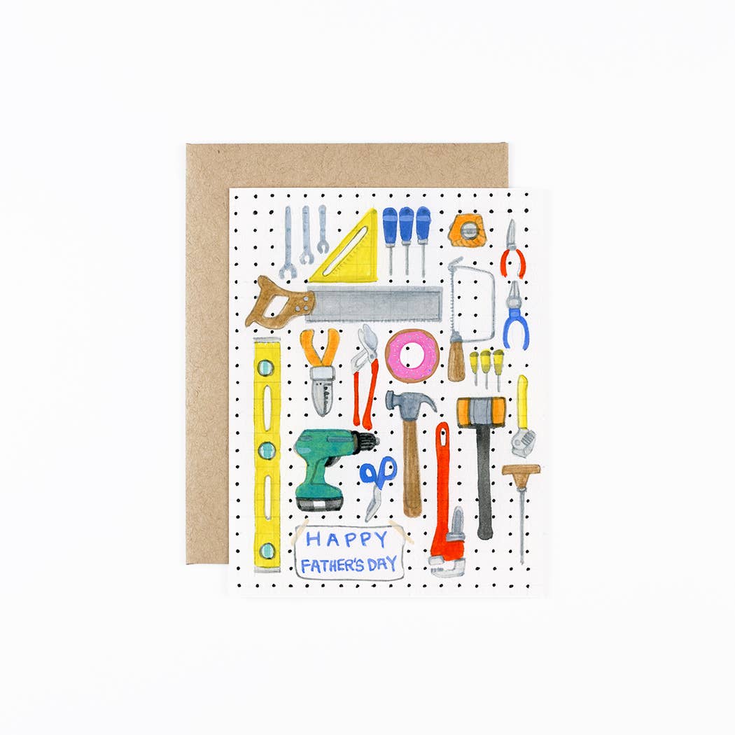 Dad Tools with Donut Card
