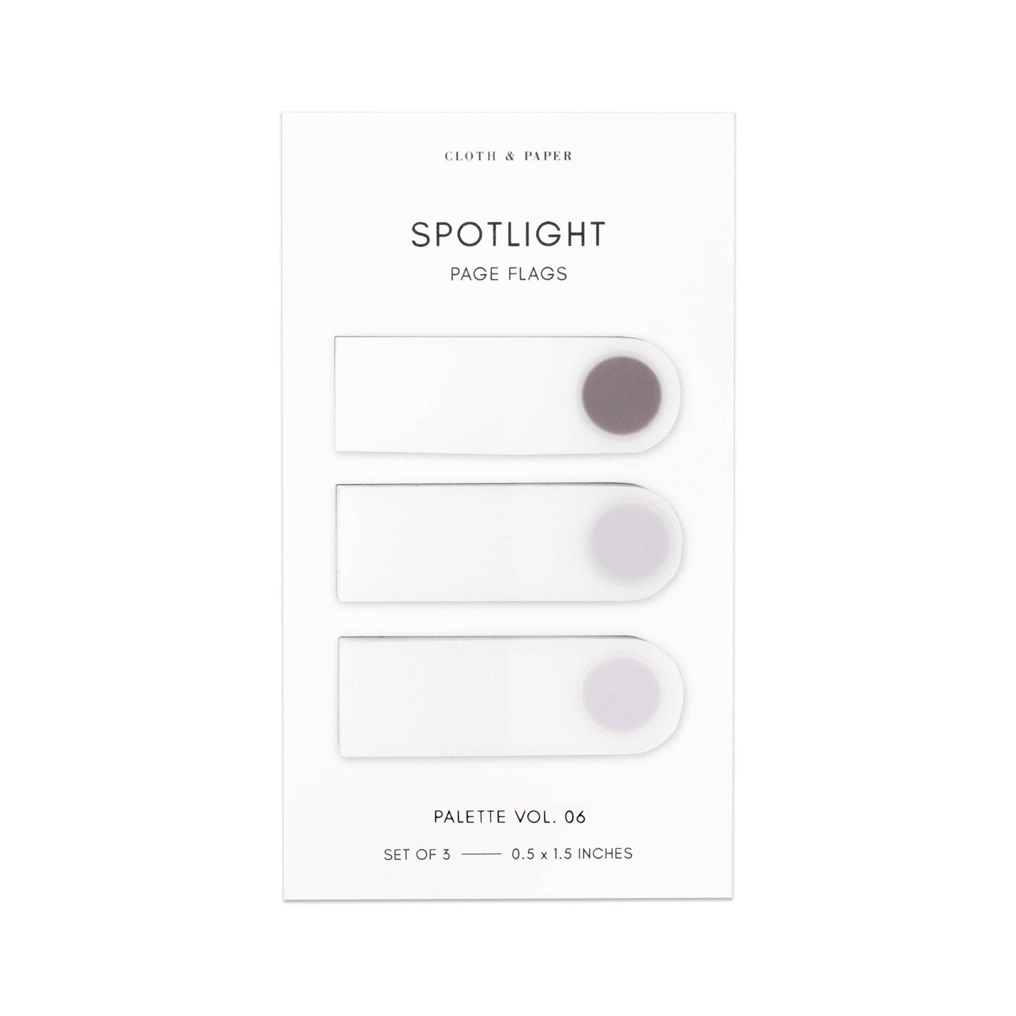 Spotlight Page Flag Set: Quartz/Beignet/Champagne Vol 6