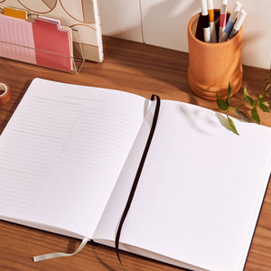 8x10 Softbound Undated Focused Planner - Black