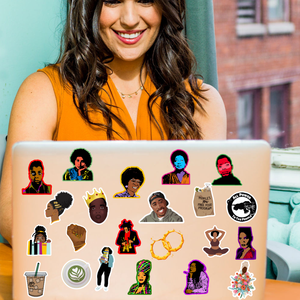 Jimmy | Stickers | Young Baldwin Pop Art |  Black Literary