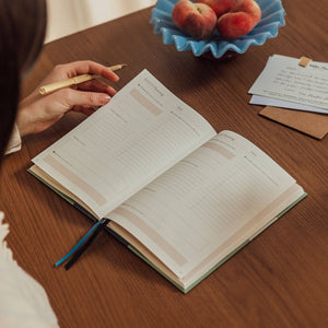 Productivity Planner, Undated, A5 Fabric - Modern Serif