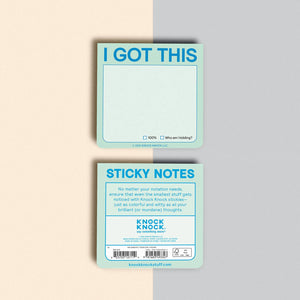 I Got This Sticky Note