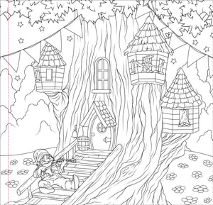 Enchanted Kingdom Adult Coloring Book