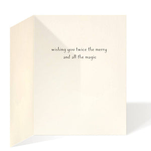 Twice the Merry - Holiday Christmas Cards