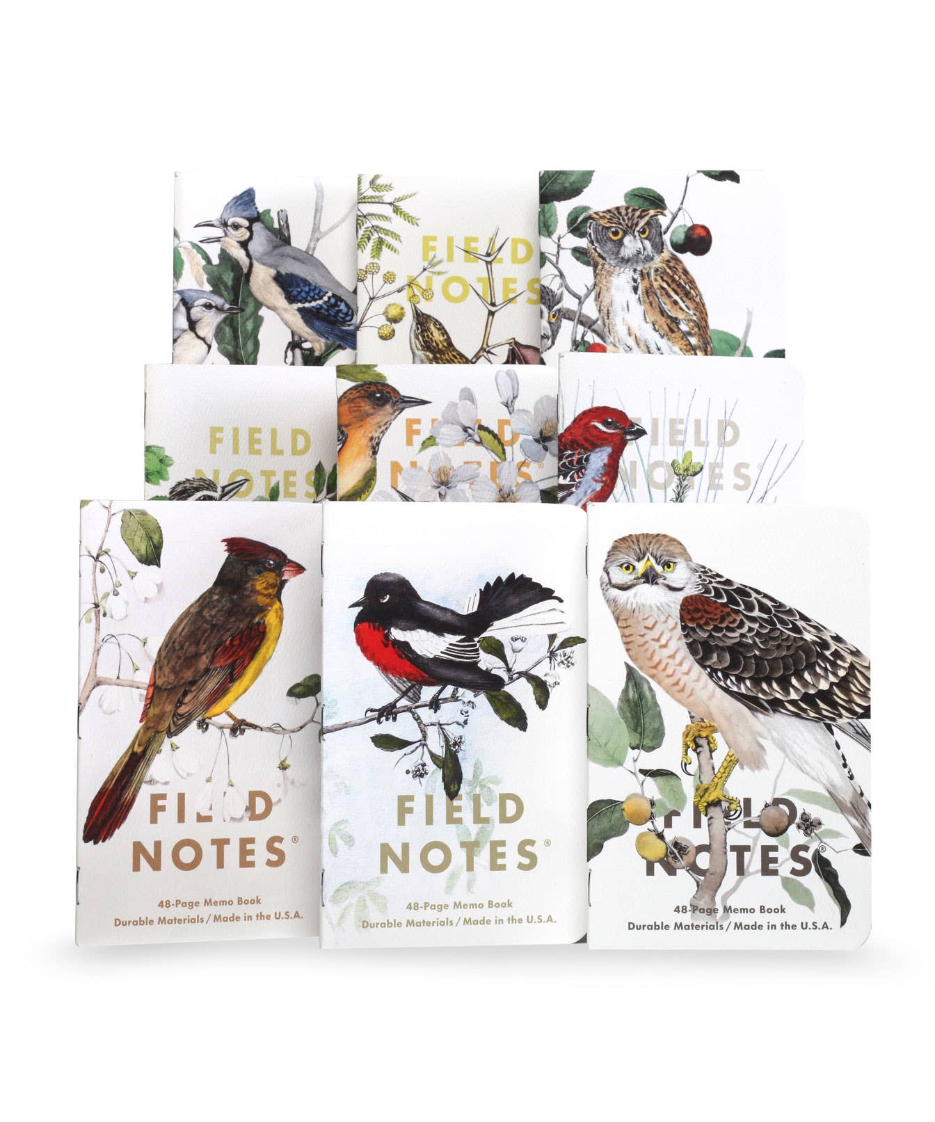 Birds and Trees of North America: Pack C: Redstart - Cardinal - Redshoulder Hawk