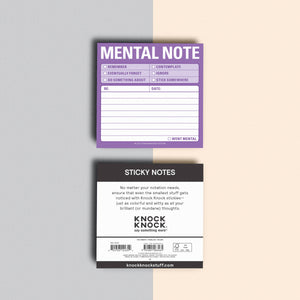 Mental Note Sticky Notes