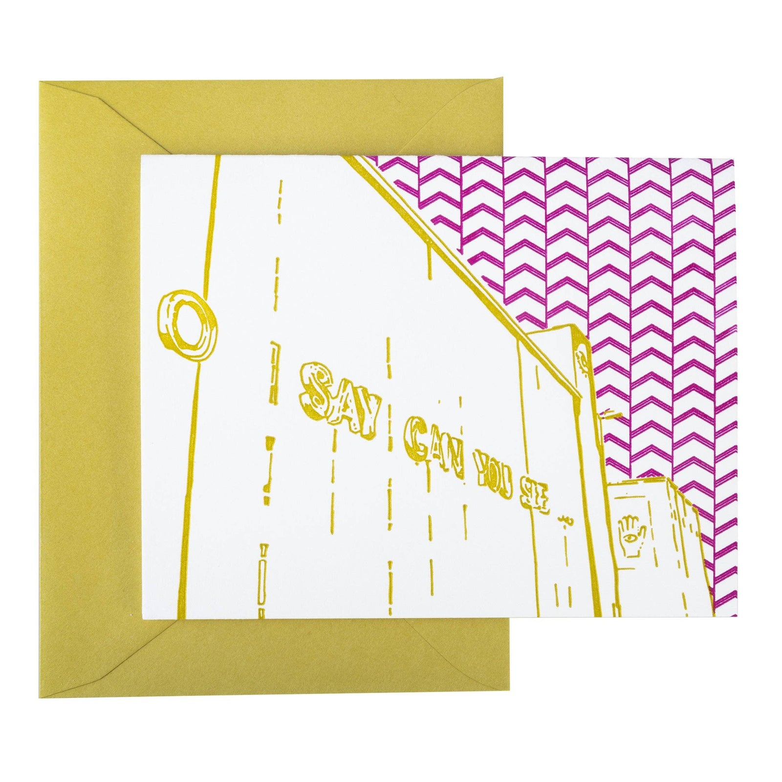 Baltimore Maryland | American Visionary Art Museum | Letterpress Card