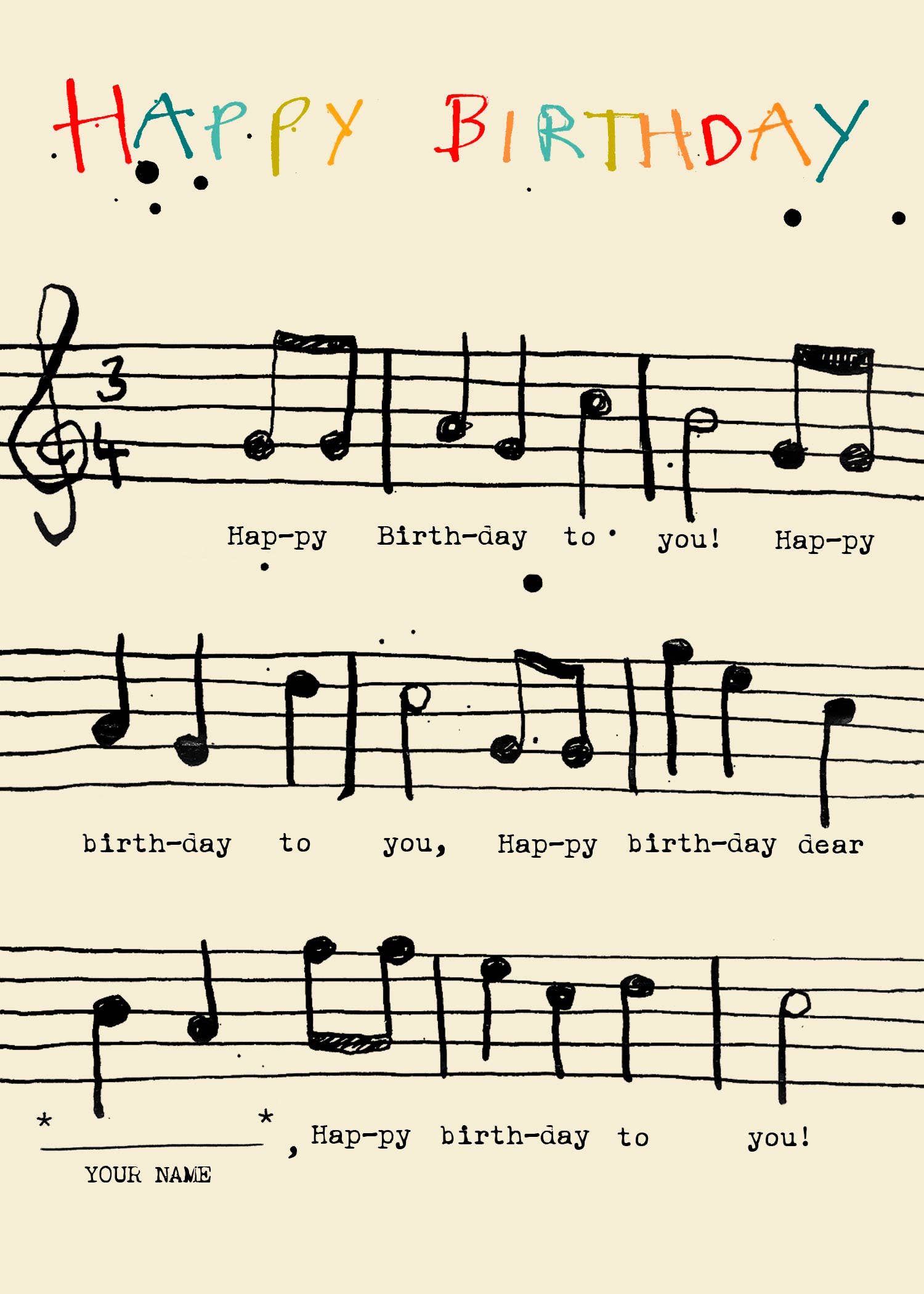 BIRTHDAY SONG GREETING CARD POET AND PAINTER