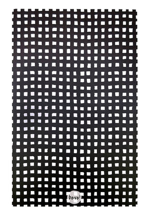 Black Gingham Letter Writing Stationery Set
