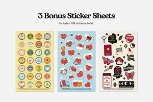 Weekly Undated Planner - Elite Black: Elite Black / Medium (6.9” x 9.8”) / Sunday