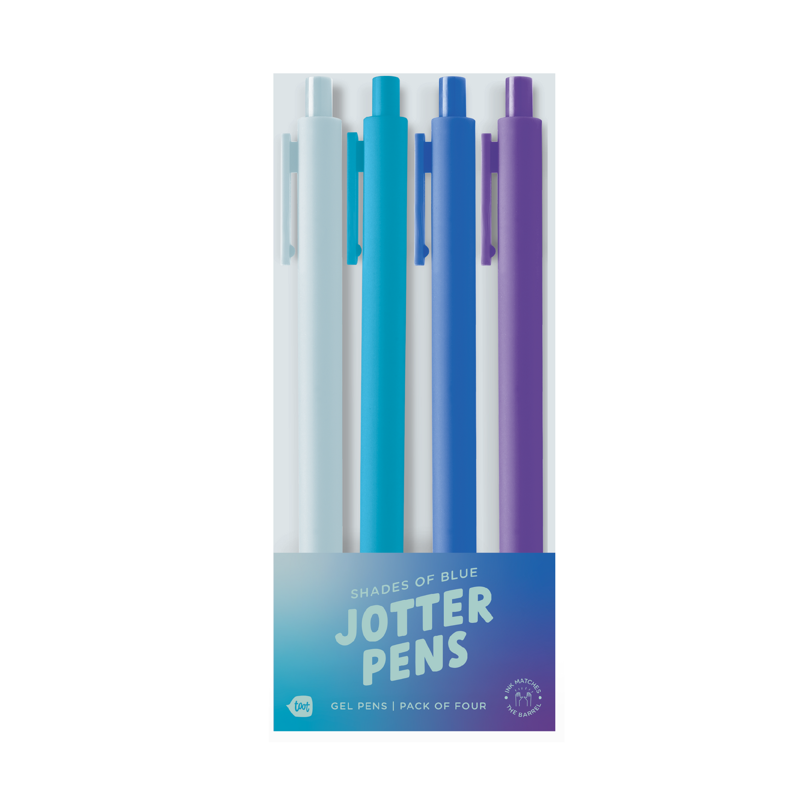 Gradient Jotter Sets 4 Pack: Gradient Blues