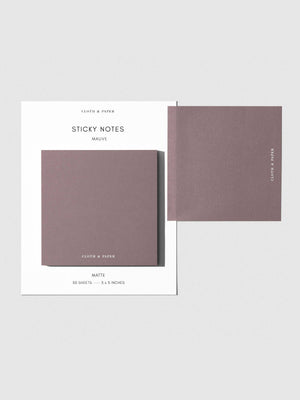 Note Neutrality Sticky Notes: Mauve