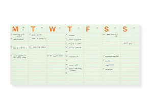 Notepad Large: Time-block