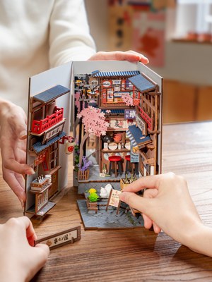 TGB11 Rolife Sakura Wine Alley DIY BooK&Nook
