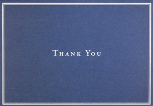 Navy Blue Thank You Notes