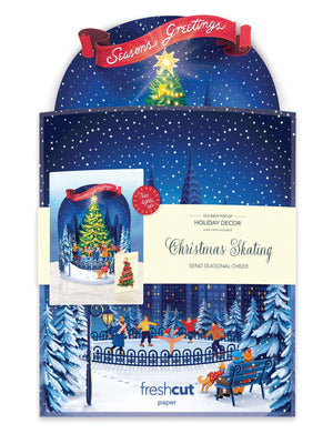 Christmas Skating Scene