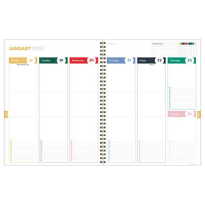 July 2026 - June 2027 Berry Large Weekly Monthly Planner