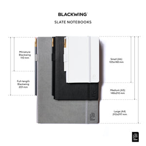 A6 Small Blackwing Slate Notebook Hardcover, BLACKWING