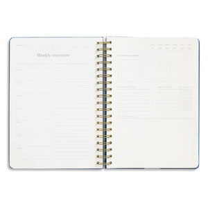 Bold Hardcover B5 Spiral Undated Daily Planner