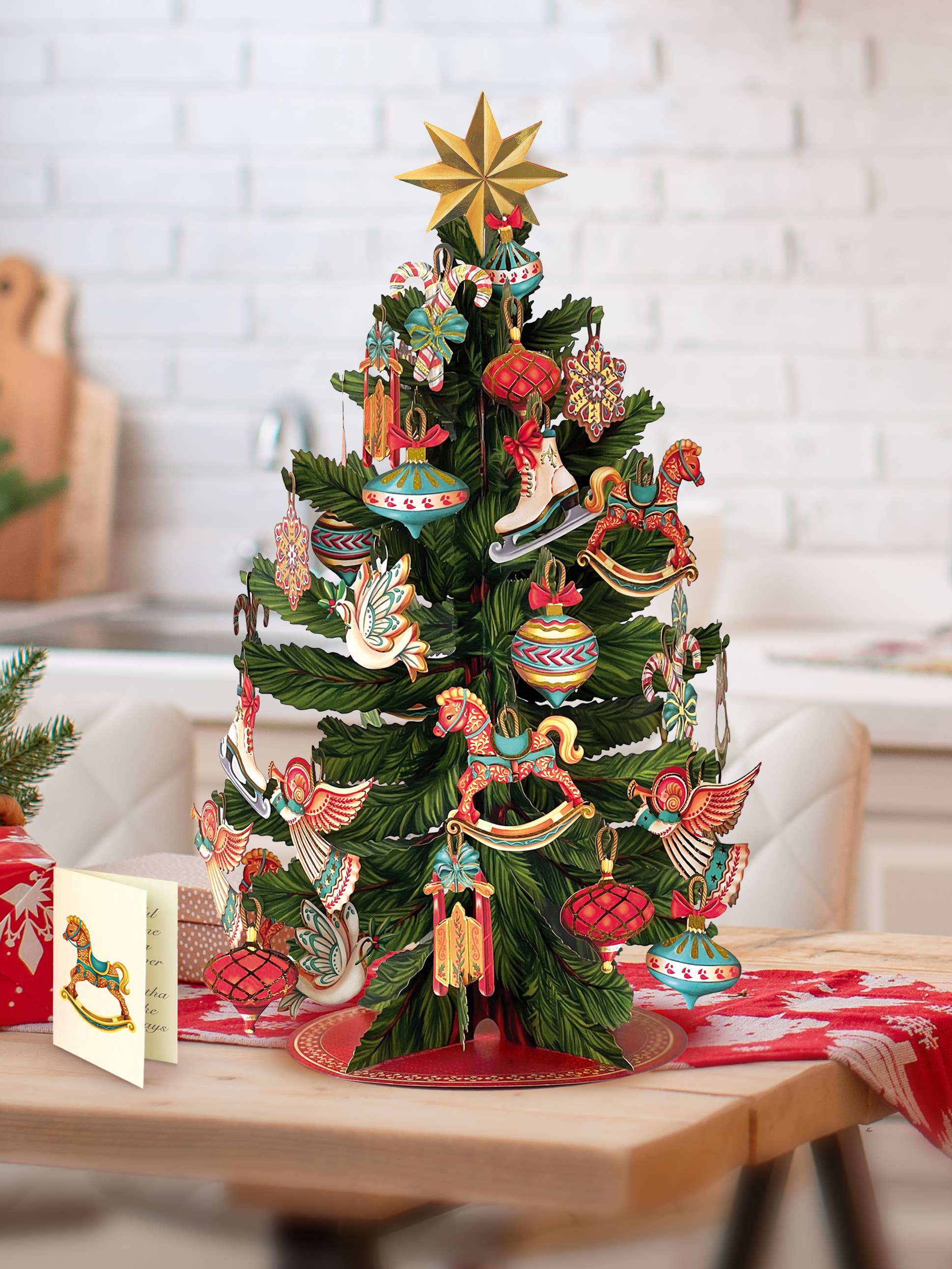 Christmas Tree (6 Pop-up holiday Greeting Cards)