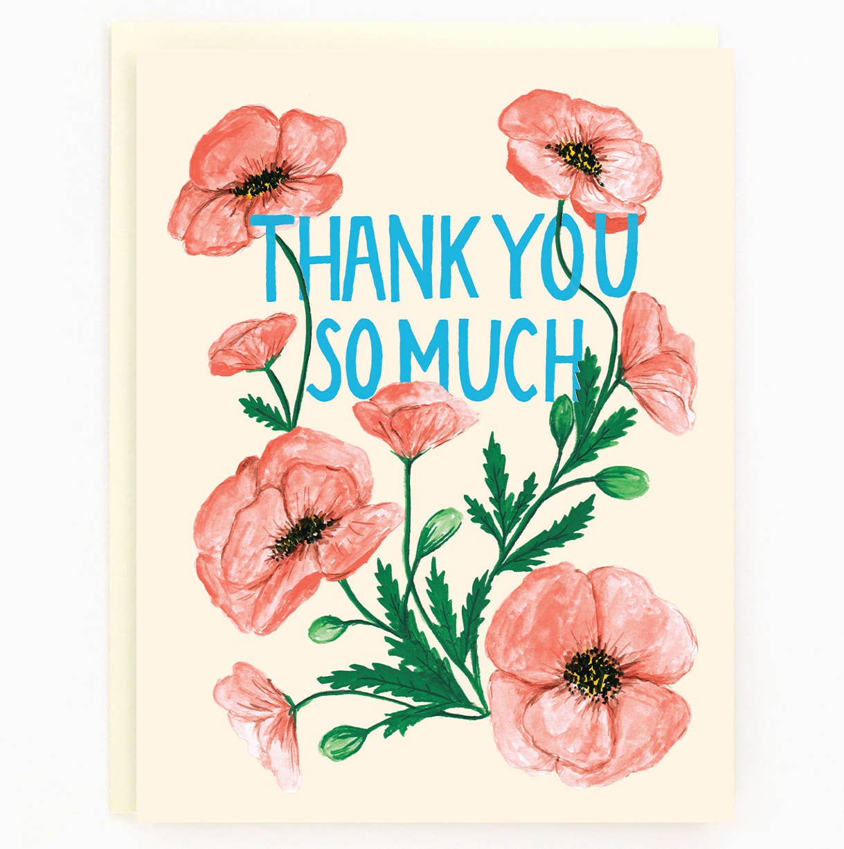 Thank You Poppies Card