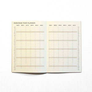 2025/2026 Small Monthly Planner PLUS · Similar A5 size