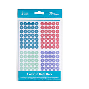 Date Dots - Multi-Color