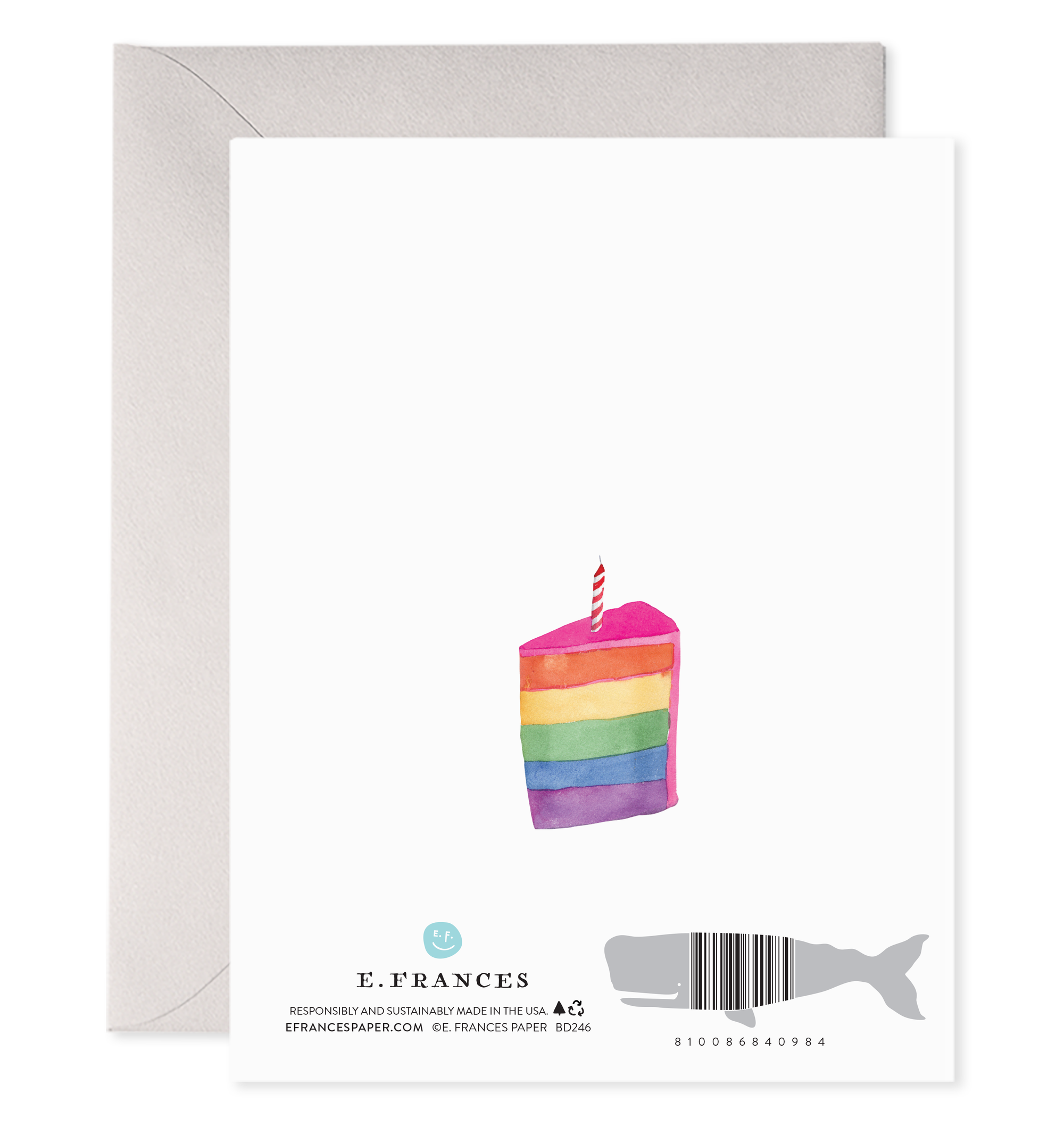 Big Cake | Birthday Greeting Card: 4.25 X 5.5 INCHES