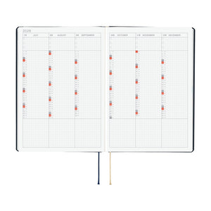 2026 Hobonichi Techo - Slash (Navy) HON - A5 Size/ Daily/Jan. Start