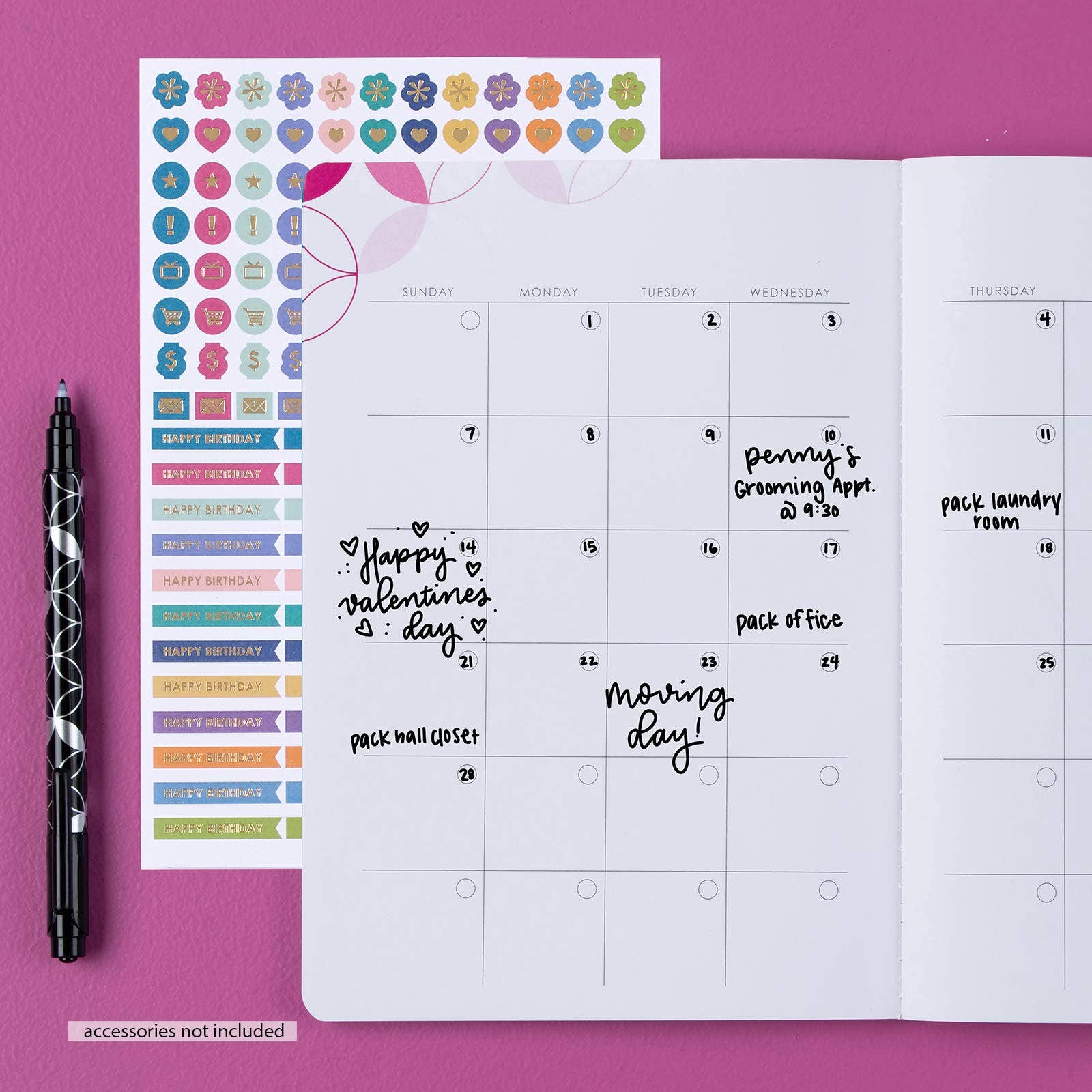 Monthly Petite Planner - Undated