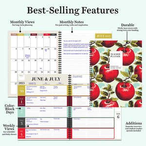 July 2025 - June 2026 Heirloom Apples Teacher Lesson Planner