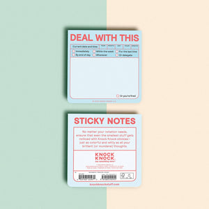 Deal with This Sticky Note (Pastel Version)