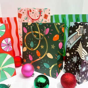 Holiday Bulbs Gift Bag
