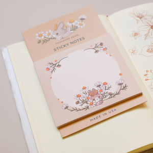 Sticky Notes - Jackalope's Garden (Cream)
