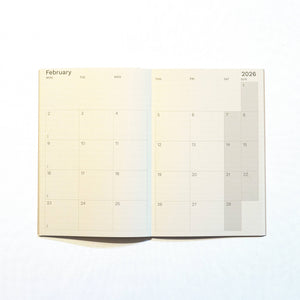 2025/2026 Small Monthly Planner PLUS · Similar A5 size