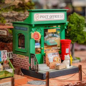 DS037 Century Post Office Rolife DIY MINI Miniature House