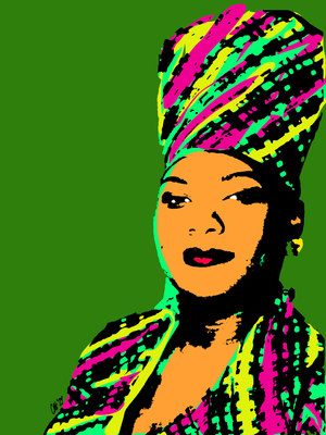 Queen Latifah Inspirational Card