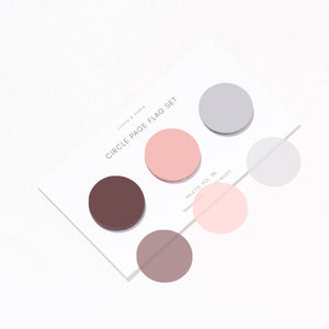 Circle Page Flag Trio: Mink/Mademoiselle/Dirty Chai Vol 1