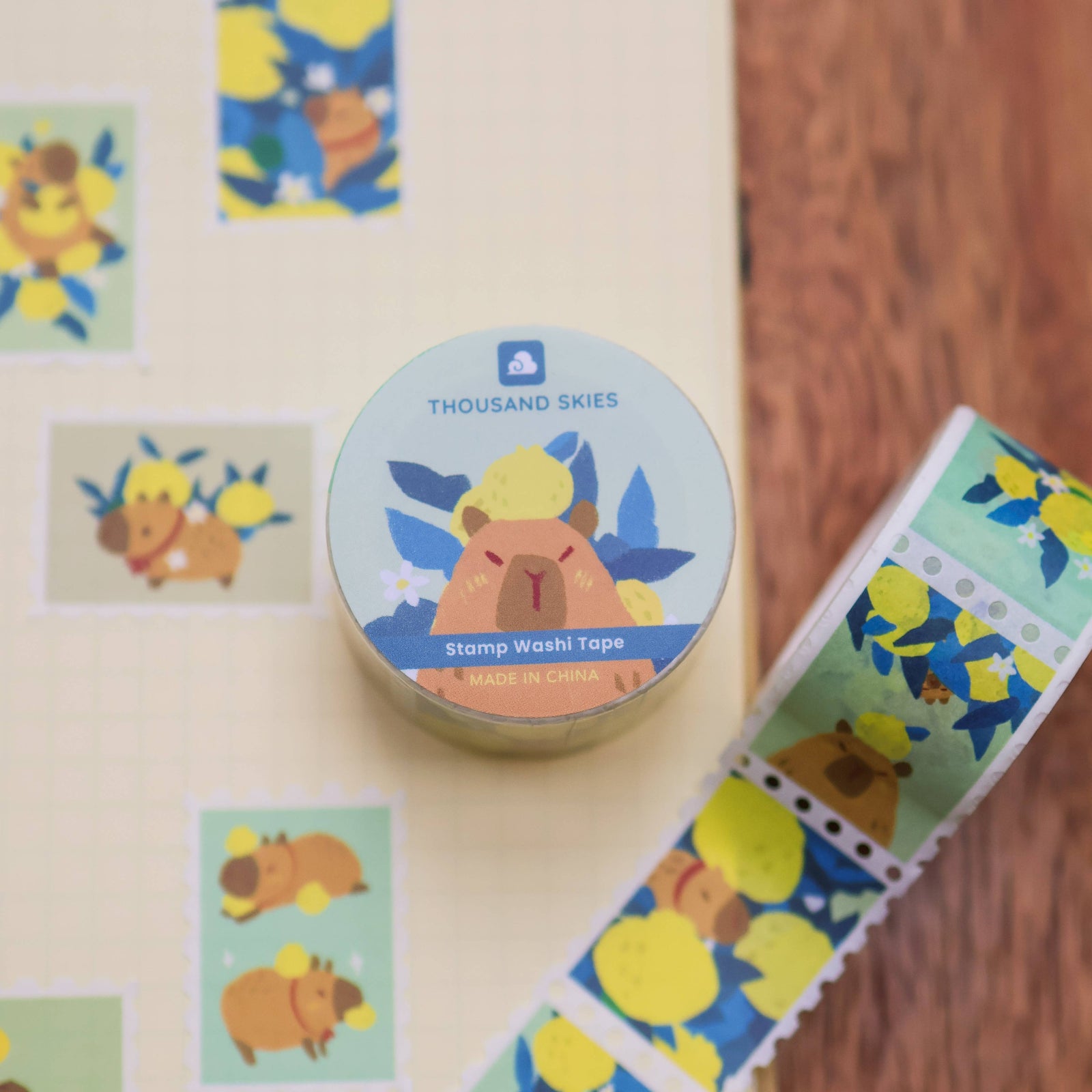 Stamp Washi Tape - Yuzu Orchard