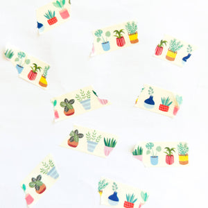 Washi Tape: House Plants