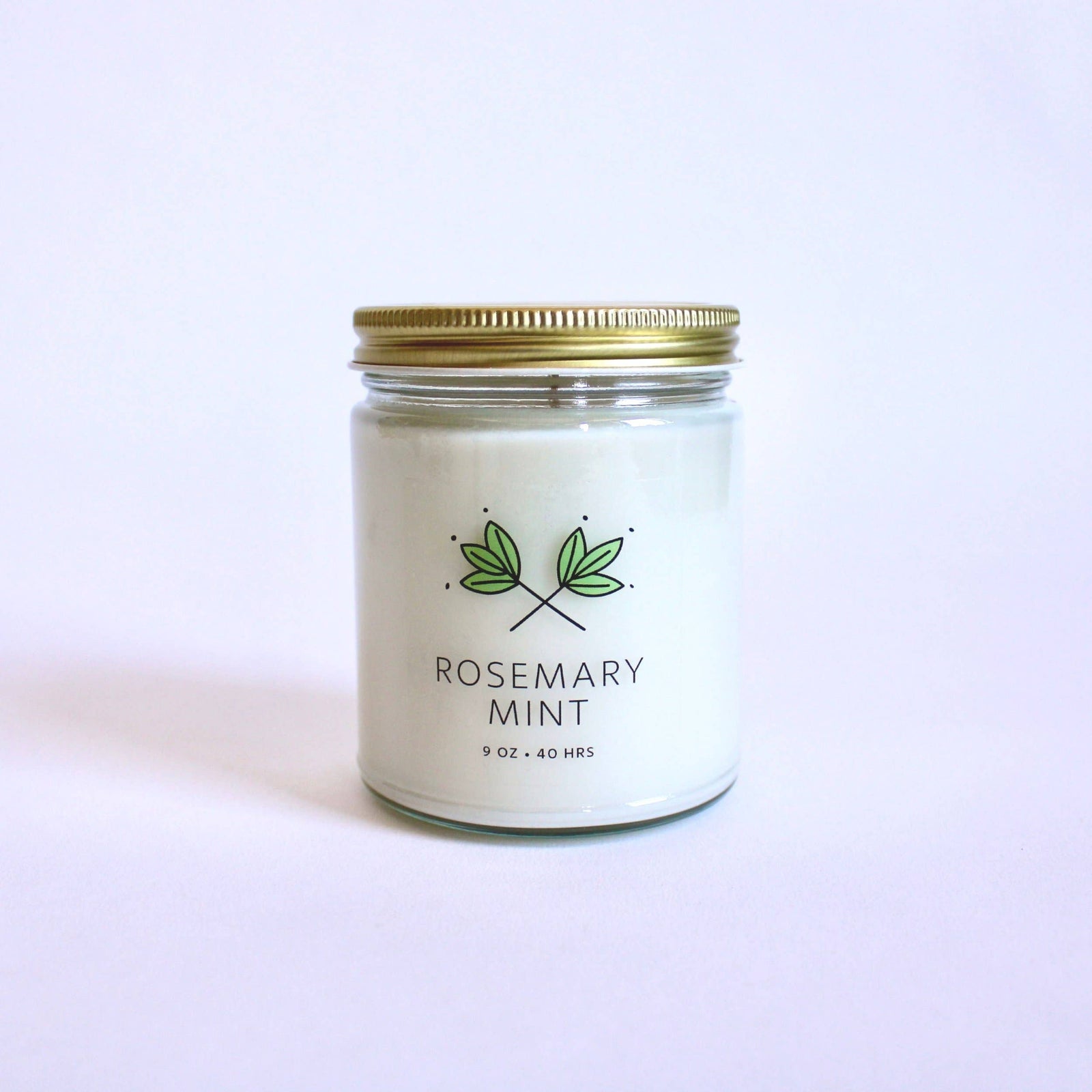 Rosemary Mint Signature Soy Wax Candle Jar