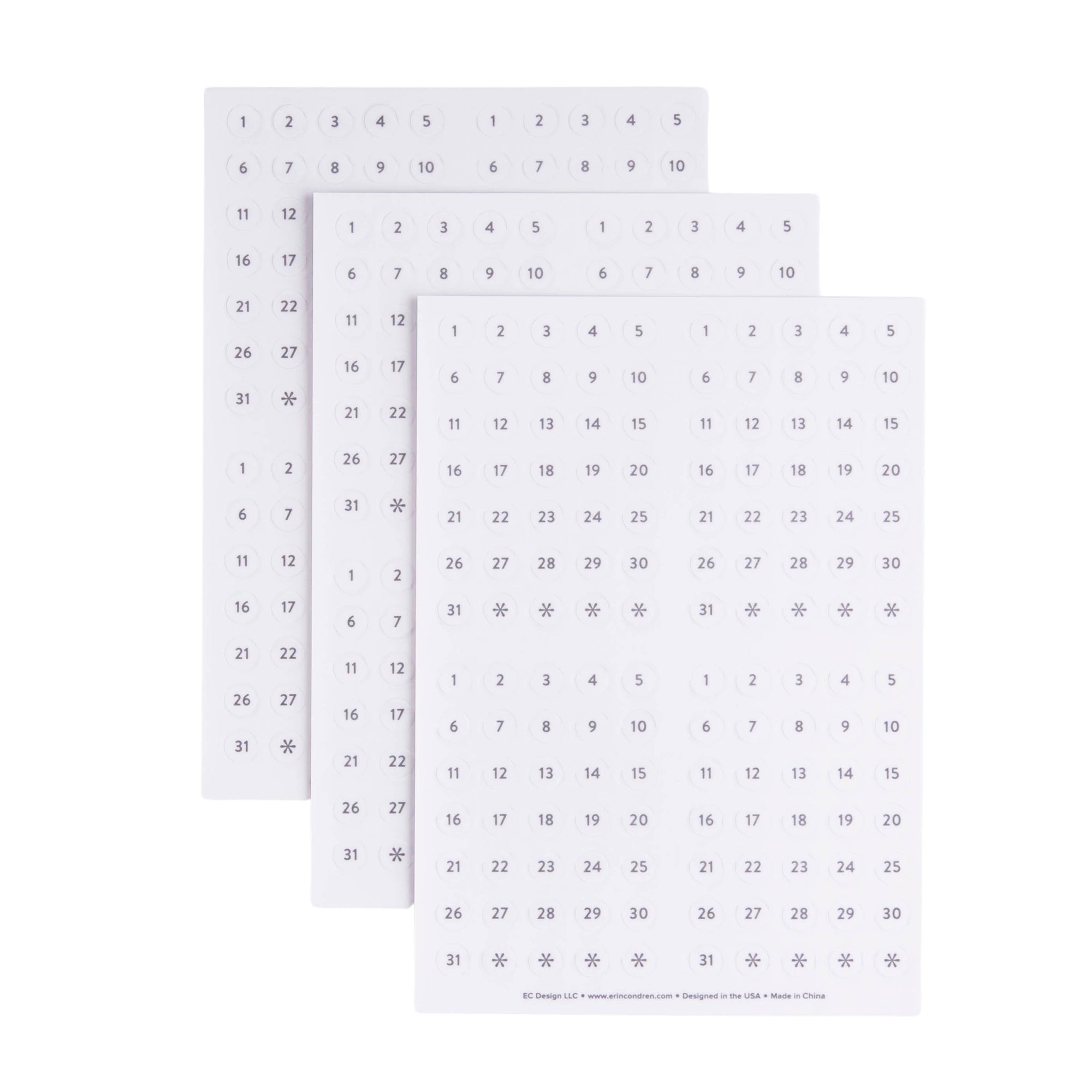 Date Dots - Clear