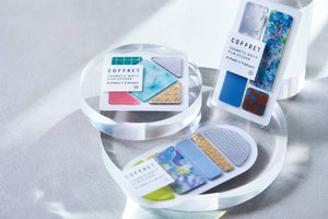 "COFFRET" BAR Decoration Sticker: Horizon Blue