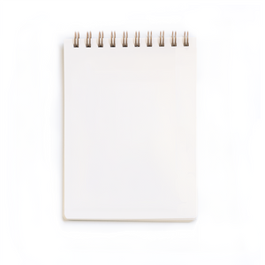 Monarch Top Spiral Notebook: Blank