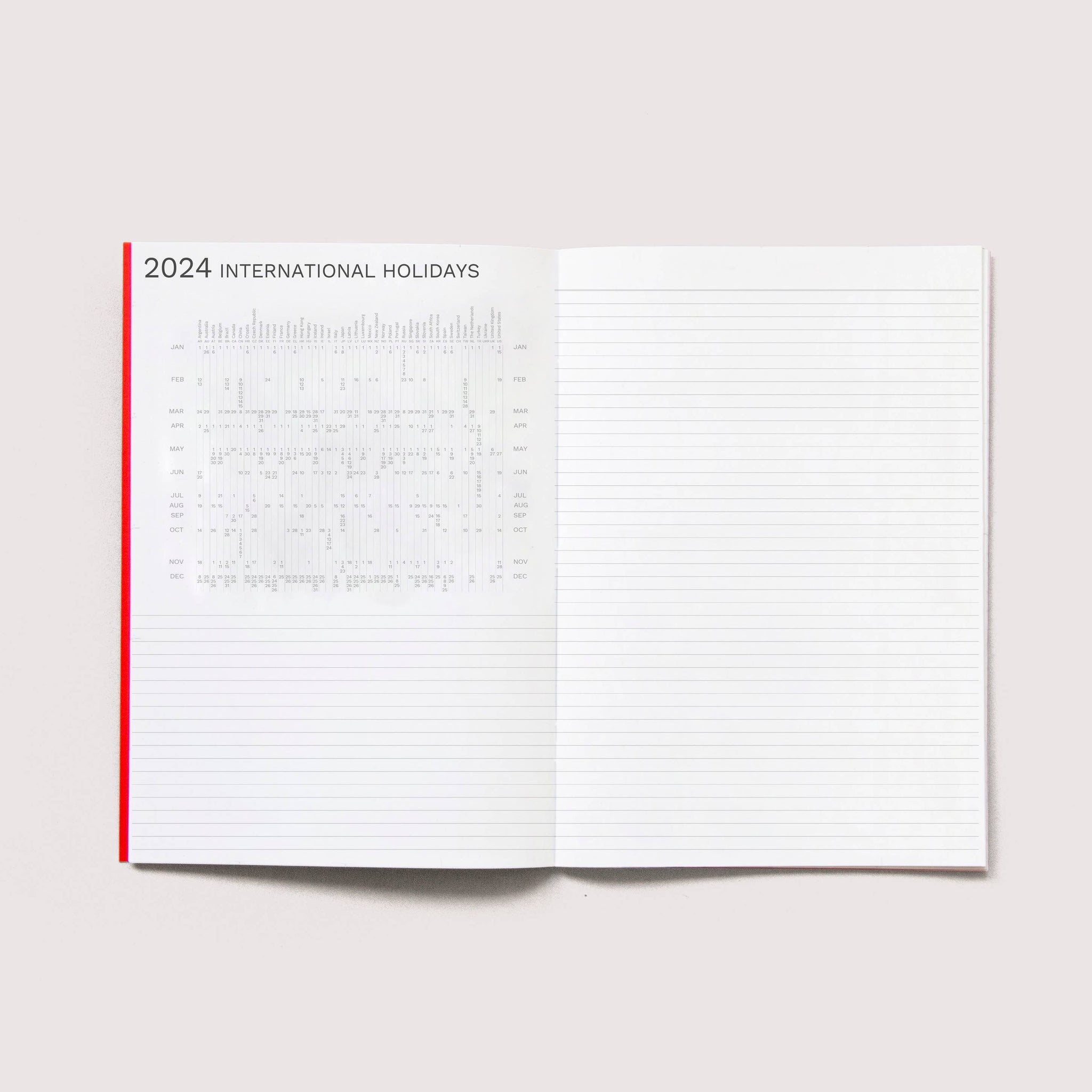2024 Weekly Planner, Similar A5 size