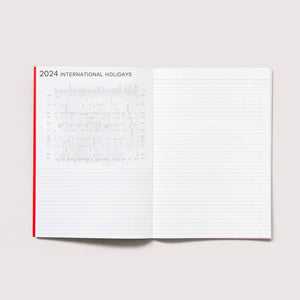 2024 Small Monthly Planner | Similar to A5 Size